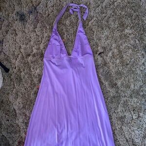 Vintage Purple Satin Blumarine Dress